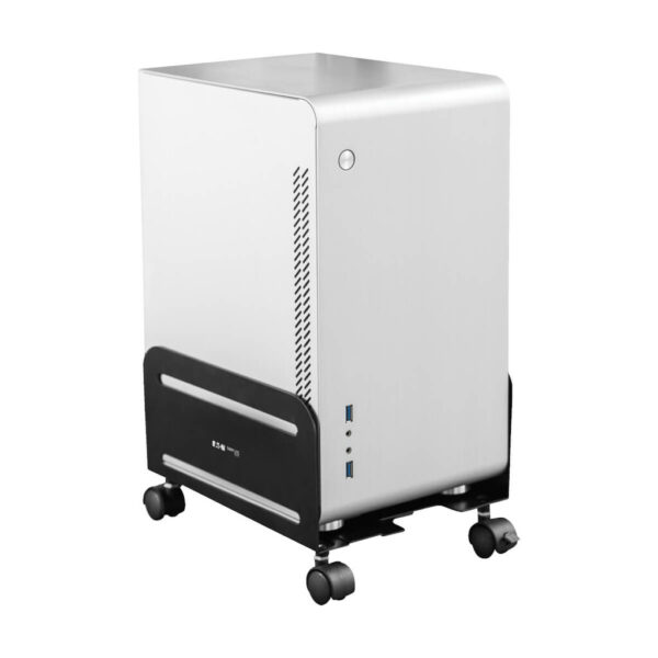 Tripp Lite series Mobile CPU Caddy for Computer Towers - Width Adjustable, Locking Casters, Black