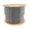 efa246c762c723a5f55d945092810de9 Tripp Lite series Cat5e 350 MHz Solid Core Plenum-Rated (UTP) PVC Bulk Ethernet Cable - Gray, 1000 ft. (304.8 m)