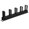 Tripp Lite series Horizontal Cable Manager - Metal Rings, Black, 1U