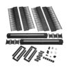 Tripp Lite series High-Capacity Vertical Cable Manager - Deep Double Finger Duct with Cover, Single Sided, 6 in. Wide, Black, 7 ft. (2.2 m)