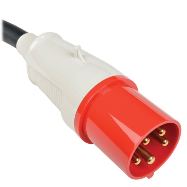 Tripp Lite 28.8kW 220-240V 3-Phase Switched PDU, LX Interface, Gigabit, 30 Outlets, IEC 309 63A 380-415V Input, 1.8 m Cord, 0U, TAA - PDU3XEVSR6G63B