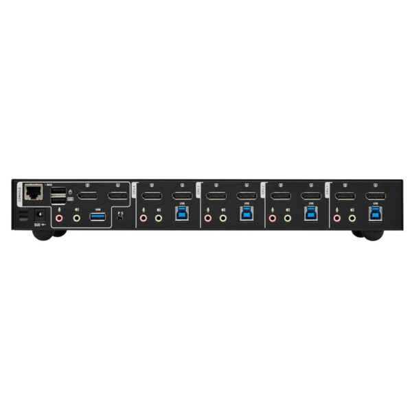 Tripp Lite series 4-Port DisplayPort Dual-Display KVM Switch - 4K 60 Hz, USB 3.2 Gen 1, HDCP 2.2, USB Sharing, TAA