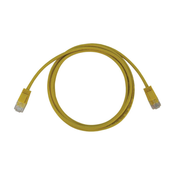 Tripp Lite series Cat6a 10G Snagless Molded Slim UTP Ethernet Cable (RJ45 M/M), PoE, Yellow, 6 ft. (1.8 m)