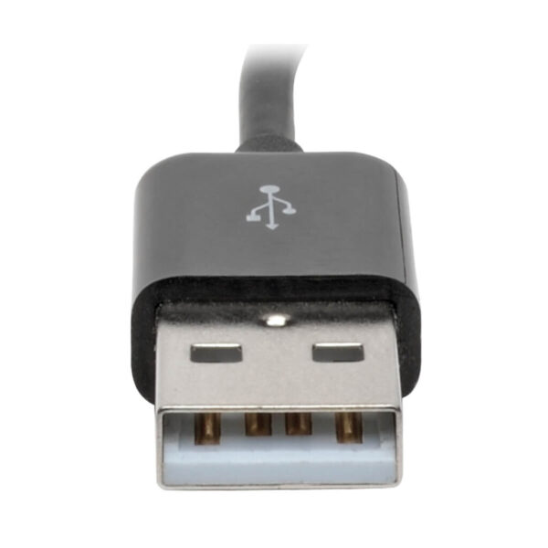 Tripp Lite series USB 2.0 to VGA Dual/Multi-Monitor External Video Graphics Card Adapter with Built-In USB Cable, 128 MB SDRAM, 1080p @ 60 Hz