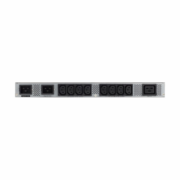 efd38296a569b6bb3d5899e5b8348527 Eaton eATS Network-Metered Automatic Transfer Switch, 1U, Dual C20 16A Inputs, 8x C13 and 1x C19 Outlets - EATS220