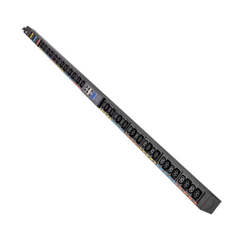 Eaton 3-Phase Managed Rack PDU G4, 240/415V, 48 Outlets, 24A/32A, 17.3kW, 532P6W Input, 10 ft. Cord, 0U Vertical