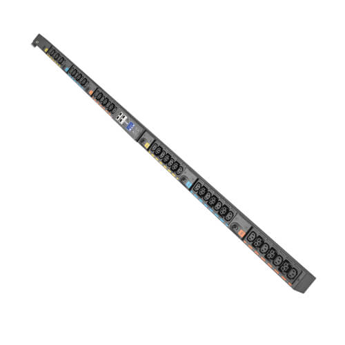 Eaton 3-Phase Managed Rack PDU G4, 240/415V, 42 Outlets, 24A/32A, 17.3kW, 532P6W Input, 10 ft. Cord, 0U Vertical, TAA