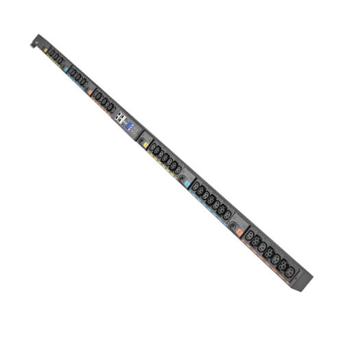 Eaton 3-Phase Metered Input Rack PDU G4, 240/415V, 42 Outlets, 24A/32A, 17.3kW, 532P6W Input, 10 ft. Cord, 0U Vertical, TAA