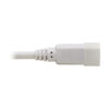 Tripp Lite series Power Cord C14 to C15 - Heavy-Duty, 15A, 250V, 14 AWG, 6 ft. (1.83 m), White
