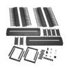 f01d3540e0dd01154508b0045e380a99 Tripp Lite series High-Capacity Vertical Cable Manager - Deep Double Finger Duct with Cover, Single Sided, 12 in. Wide, Black, 7 ft. (2.2 m)