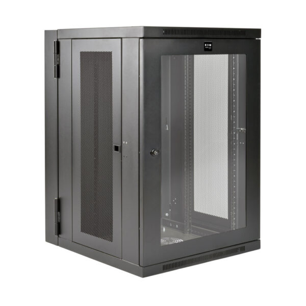 f04a8933eb83e7983e957e96331404df Tripp Lite series SmartRack 18U UPS-Depth Wall-Mount Half-Height Rack Enclosure, Clear Acrylic Window, Hinged Back