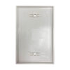 f054a37fe3193ea273eeb8169a080014 Tripp Lite series Safe-IT Blank Wall Plate, Antibacterial, Ivory Matte, TAA