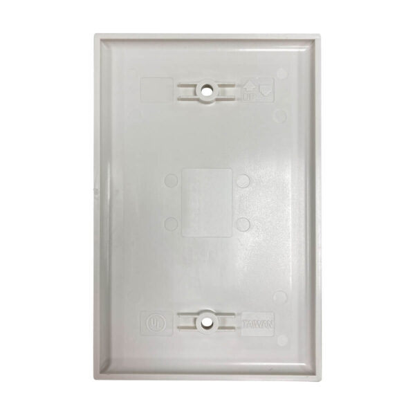 f054a37fe3193ea273eeb8169a080014 Tripp Lite series Safe-IT Blank Wall Plate, Antibacterial, Ivory Matte, TAA
