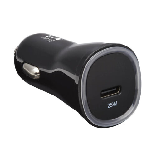 Tripp Lite series USB Car Charger - 25W PD Charging, USB-C, Black