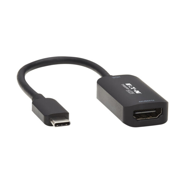 f10f49d7273e310a2854da15bb5aee30 Tripp Lite series USB-C to HDMI Active Adapter Cable (M/F), 4K 60 Hz, HDR, 4:4:4, DP 1.4 Alt Mode, HDCP 2.2, Black, 6 in. (15.2 cm)