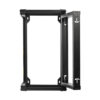 Tripp Lite series SmartRack 16U Wall-Mount 2-Post Open Frame Rack, Hinged Front, Heavy Duty