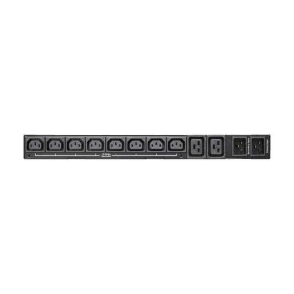 f1337fffe6542afa4899183fe8e4ef6f Tripp Lite series 3.8kW 200–240V Single-Phase ATS/Local Metered PDU - 8 C13 and 2 C19 Outlets, Dual C20 Inlets, 12 ft. Cords, 1U, TAA