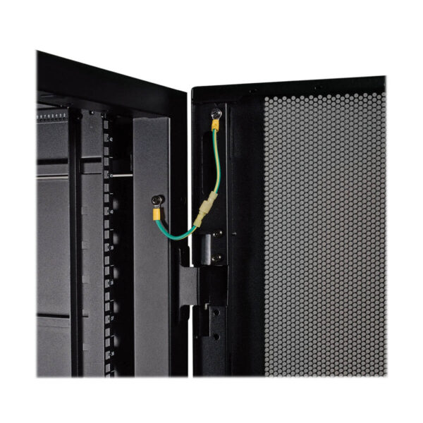 f15cebd38fa2b4251a5a8d0602a00999 Tripp Lite series SmartRack 42U Standard-Depth Rack Enclosure Cabinet with Doors and Side Panels