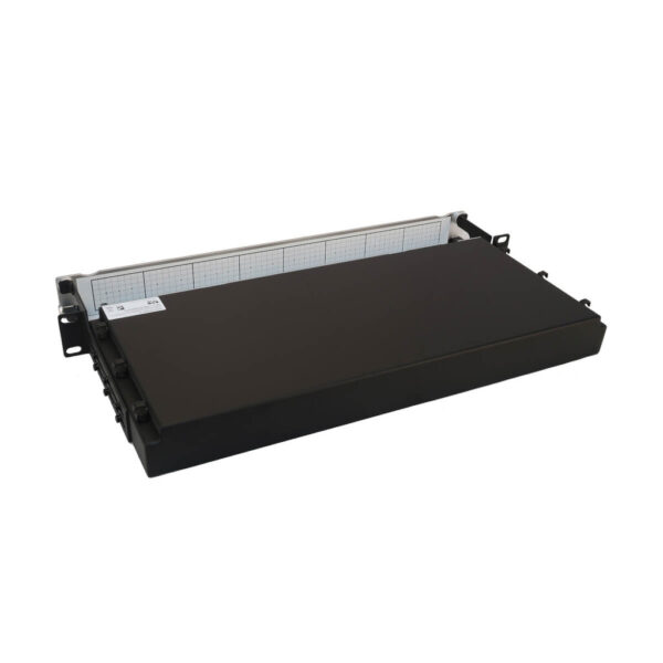 f180940fd6064bafd3c09473949174f5 Tripp Lite series Preloaded Fiber Panel, 1U - 2x (3x8F MTP/MPO-PC F/F) 24F Trunk Cables, OM4 Multimode, 20 m (65.6 ft.)