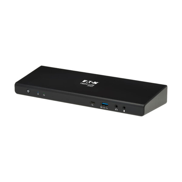 Tripp Lite series USB-C Dock, Dual Display - 5K 60 Hz DP, 4K 60 Hz HDMI, USB 3.x (5Gbps), USB-A/C Hub, GbE, 85W PD Charging - U442-DOCK21-B