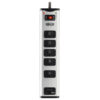 Tripp Lite TLM506USBC surge protector Black, Silver 5 AC outlet(s) 120 V 1,83 m