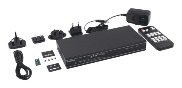 f21b1523a32535ad33576a37d78c6b02 Tripp Lite series 1x4 Video Wall Controller - 4K 60 Hz, 1 HDMI/USB-C Input, 4 HDMI Outputs, HDR, 4:4:4