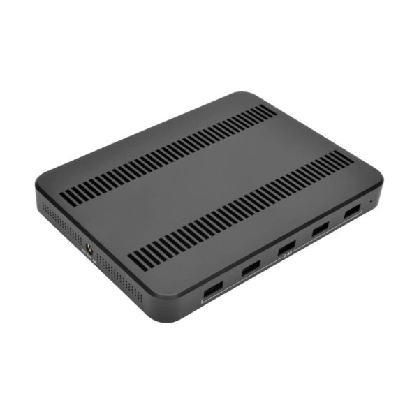 Tripp Lite series 5-Port USB Charging Station with Built-In Device Storage, 12V 4A (48W) USB Charger Output