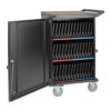 Tripp Lite series 42-Device AC Mobile Charging Cart - Laptops and Chromebooks, 120V, NEMA 5-15P, 10 ft. (3.05 m) Cord, Black