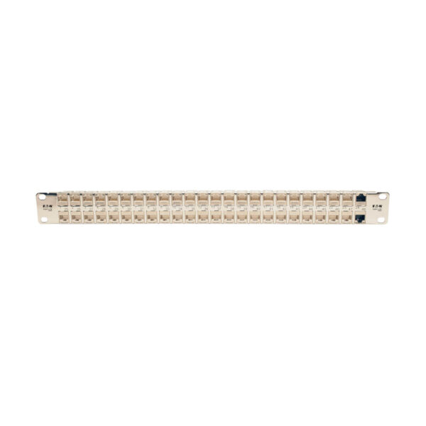 f28dd4ae261c9af1db0405f36eb72e1f Tripp Lite series 48-Port 1U Rack-Mount STP Shielded Cat6a Feedthrough Patch Panel, RJ45 Ethernet, TAA