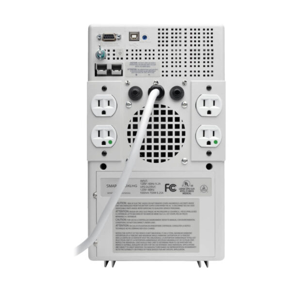 f2adedd2f7d8e0f7f3ce34f08e487f4c Tripp Lite series SmartPro 120V 1kVA 750W Medical-Grade Line-Interactive Tower UPS, 4 Outlets, Full Isolation, Expandable Runtime, TAA