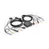 Tripp Lite series 2-Port USB/HD Cable KVM Switch with Audio/Video, Cables and USB Peripheral Sharing