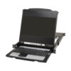 Tripp Lite series NetDirector 16-Port DisplayPort KVM Switch Console with 17 in. LCD, IP Remote Access, Dual Rail, 1U Rack-Mount, TAA
