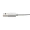 f34dec424807812a412a31e58d54570d Tripp Lite series USB-A to Right-Angle Lightning Sync/Charge Cable, MFi Certified - White, M/M, USB 2.0, 6 ft. (1.83 m)