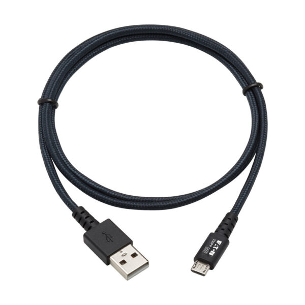 f361e0b01ee9873049a22085bf873ccd Tripp Lite series Heavy-Duty USB 2.0 USB-A to Micro-B Cable - M/M, UHMWPE and Aramid Fibers, Gray, 3 ft. (0.91 m)