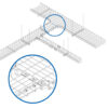 Tripp Lite series Universal Coupler Kit for Wire Mesh Cable Trays, 50 Pack