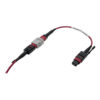 Tripp Lite series MTP/MPO Parallel Optics Base-8 Migration Fiber Adapter, Polarity C to B, 12 Fiber, 40GB/100GB, OM4 M/F, Magenta, 8 in.