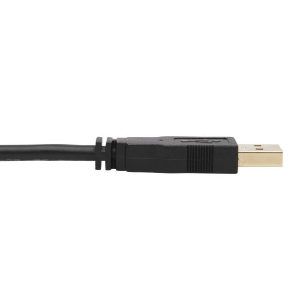 Tripp Lite series DisplayPort KVM Cable Kit - DP, USB, 3.5 mm Audio (3xM/3xM) + USB (M/M) + DP (M/M), 4K, 6 ft. (1.83 m), Black