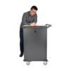 Tripp Lite series Multi-Device Charging Cart, 36 AC Outlets, Chromebooks and Laptops, 230V, BS 1363, Black