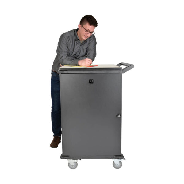 Tripp Lite series Multi-Device Charging Cart, 36 AC Outlets, Chromebooks and Laptops, 230V, BS 1363, Black