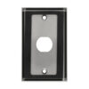 Tripp Lite series 1-Port Single Gang Faceplate, Stainless Steel, Industrial Grade, IP44, TAA