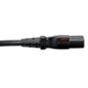 Tripp Lite series Hospital-Grade Power Cord, NEMA 5-15P to Locking IEC C13 - Green Dot, 10A, 125V, 18 AWG, 10 ft. (3.05 m), Black