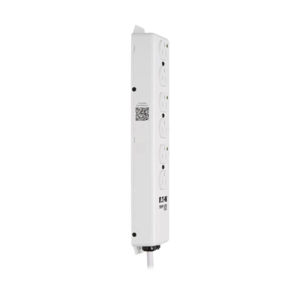 Tripp Lite series Safe-IT UL 1363 Medical-Grade Power Strip, 6x Hospital-Grade Outlets, Antimicrobial, 15 ft. (4.57 m) Cord