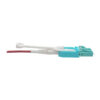 Tripp Lite series 10G Duplex Multimode 50/125 OM4 LSZH Fiber Optic Cable (LC/LC), Push/Pull Tabs, Magenta, 6 m