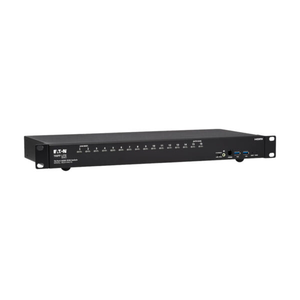 f4fb95ed73083ce2abc5e92ceebca7d9 Tripp Lite series 16-Port 4K HDMI/USB KVM Switch - 4K 60 Hz Video/Audio, USB Peripheral Sharing, 1U Rack-Mount, TAA