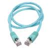 f5063a969c76b3071fbf9c683ea92ea6 Tripp Lite series Cat6a 10G Snagless Shielded STP Ethernet Cable (RJ45 M/M), PoE, Aqua, 3 ft. (0.91 m)
