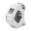 Tripp Lite series DIN-Rail Mounting Enclosure Module for Snap-In Keystone Jacks and Couplers, Left Cover, TAA