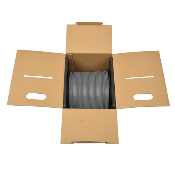 Tripp Lite series Cat6 Gigabit Solid Core Plenum-Rated UTP CMP PVC Bulk Ethernet Cable, Gray, 1000 ft. (304.8 m)