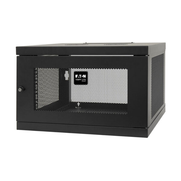 f57f7d84c3fcffbc4acff9b1f27b7ecb Tripp Lite series SmartRack 6U Low-Profile Switch-Depth Knock-Down Wall-Mount Mini Rack Enclosure