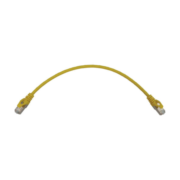 f5b7e6e6b5703964bd325a028f267868 Tripp Lite series Cat6a 10G Snagless Shielded Slim STP Ethernet Cable (RJ45 M/M), PoE, Yellow, 1 ft. (0.3 m)