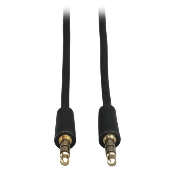 Tripp Lite series 3.5mm Mini Stereo Audio Cable for Microphones, Speakers and Headphones (M/M), 50 ft. (15.24 m)
